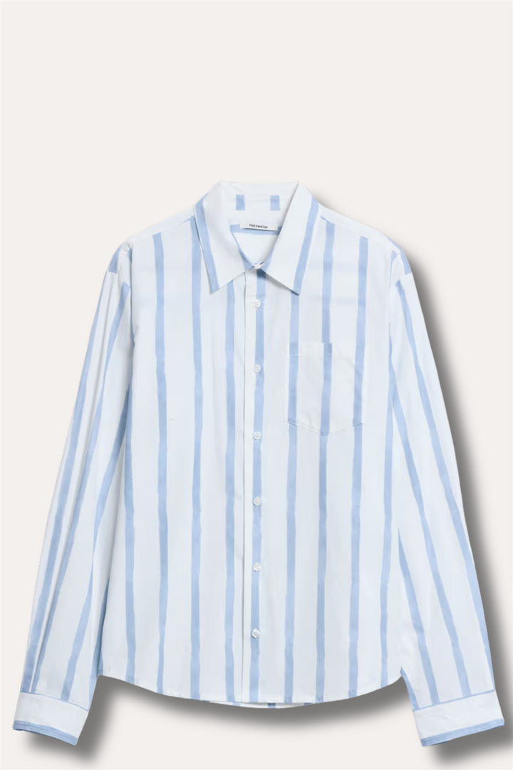 Regular Striped Shirt White/Blue