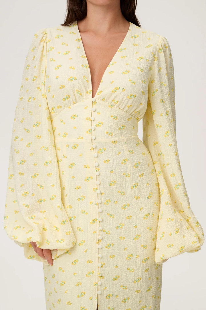 Positano dress- Pastel Yellow