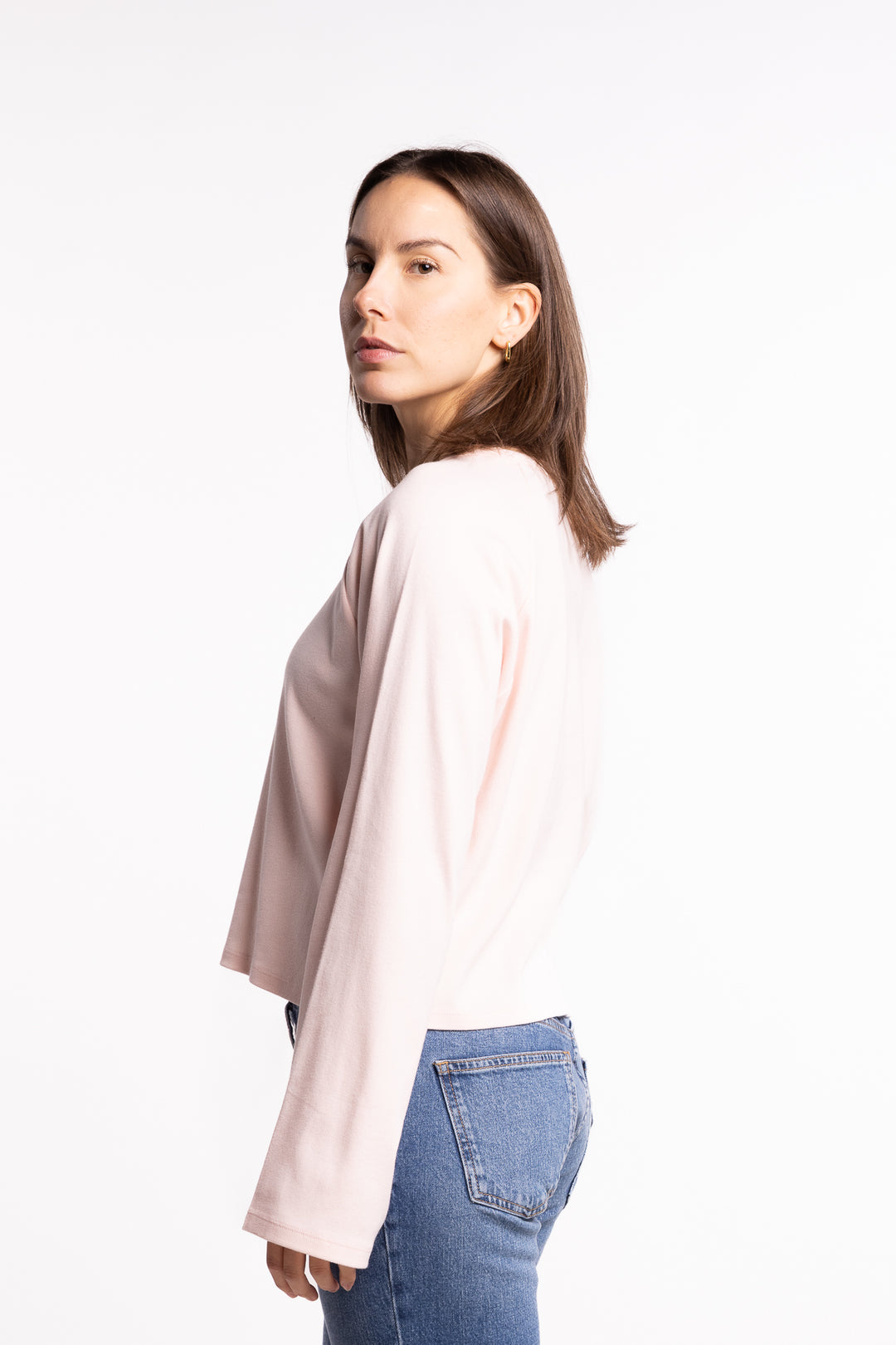 Kitty Long-Sleeve - Lt. Pink