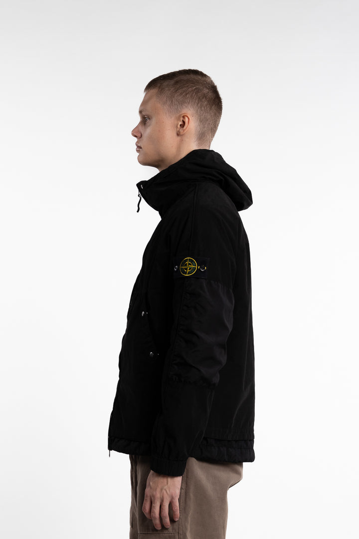 David Light-Tc Hooded Blouson With Anti-Drop Black