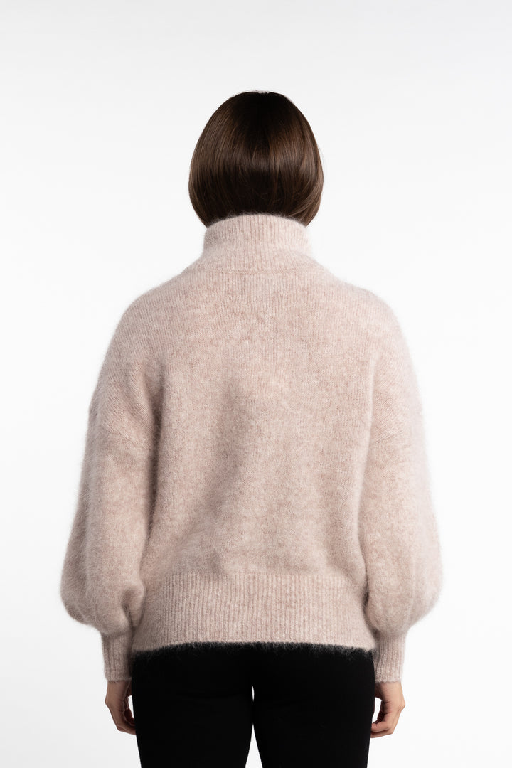 Li Chunky Sweater- Beige Melange