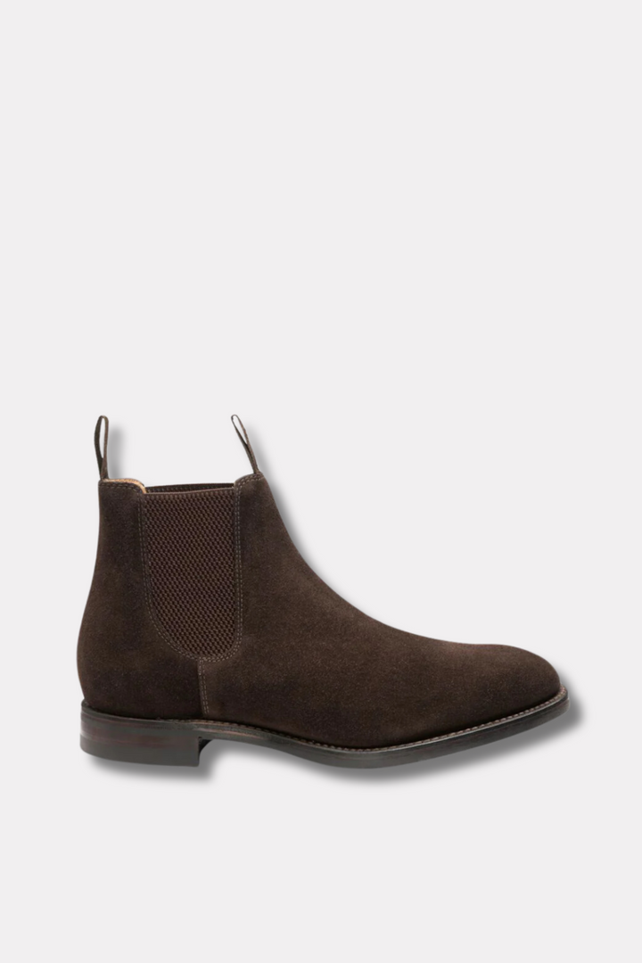 Chatsworth Chelsea Boot Dark Brown Suede