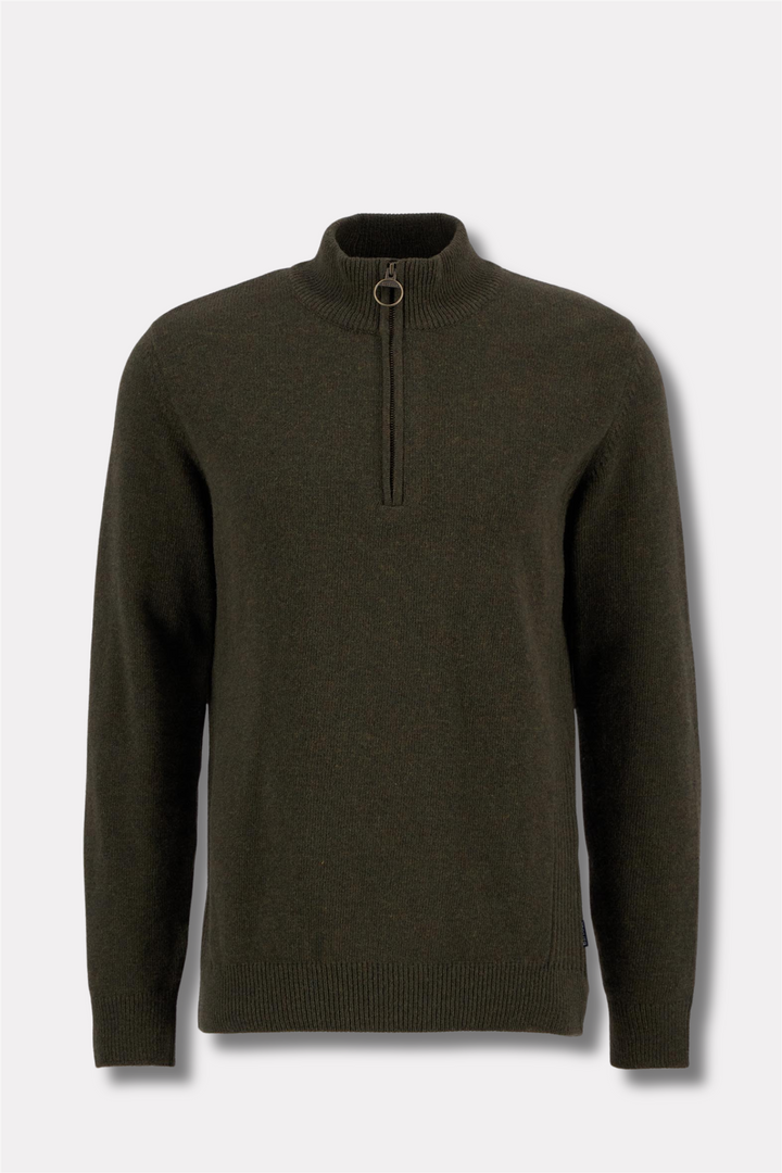 Holden Half Zip Olive Marl