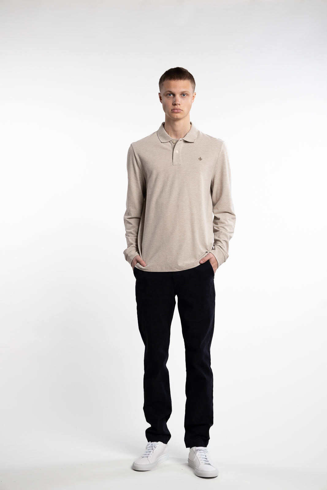 Camden LS Polo Khaki