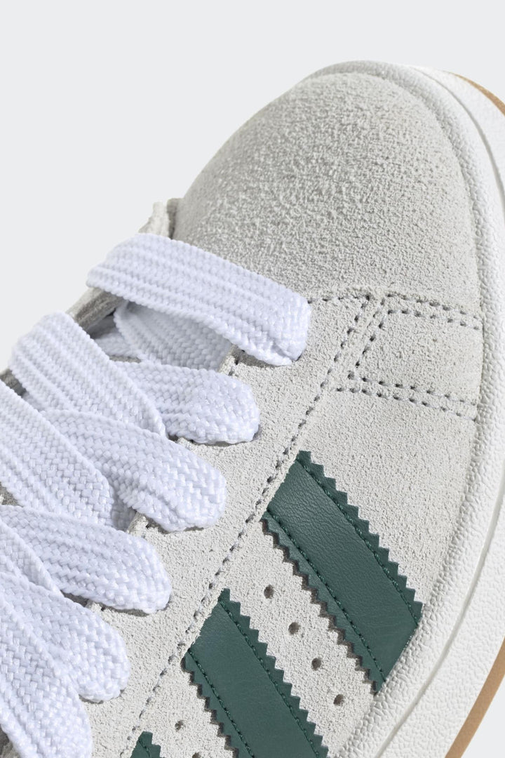 Campus 00s W- Crystal White &amp; Collegiate Green