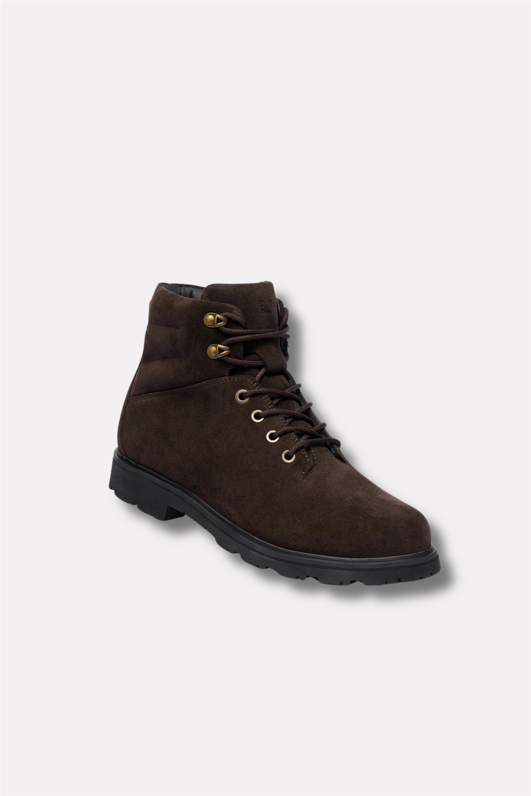 Black Storm Boot Dark Brown Suede