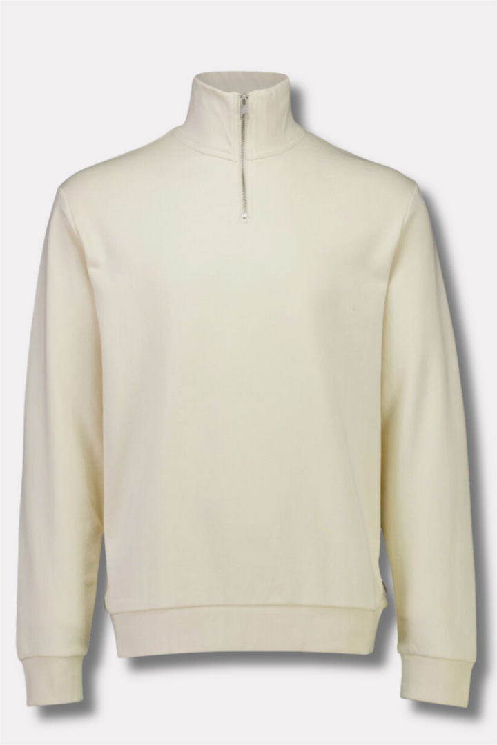 Half-Zip Sweat Light Stone