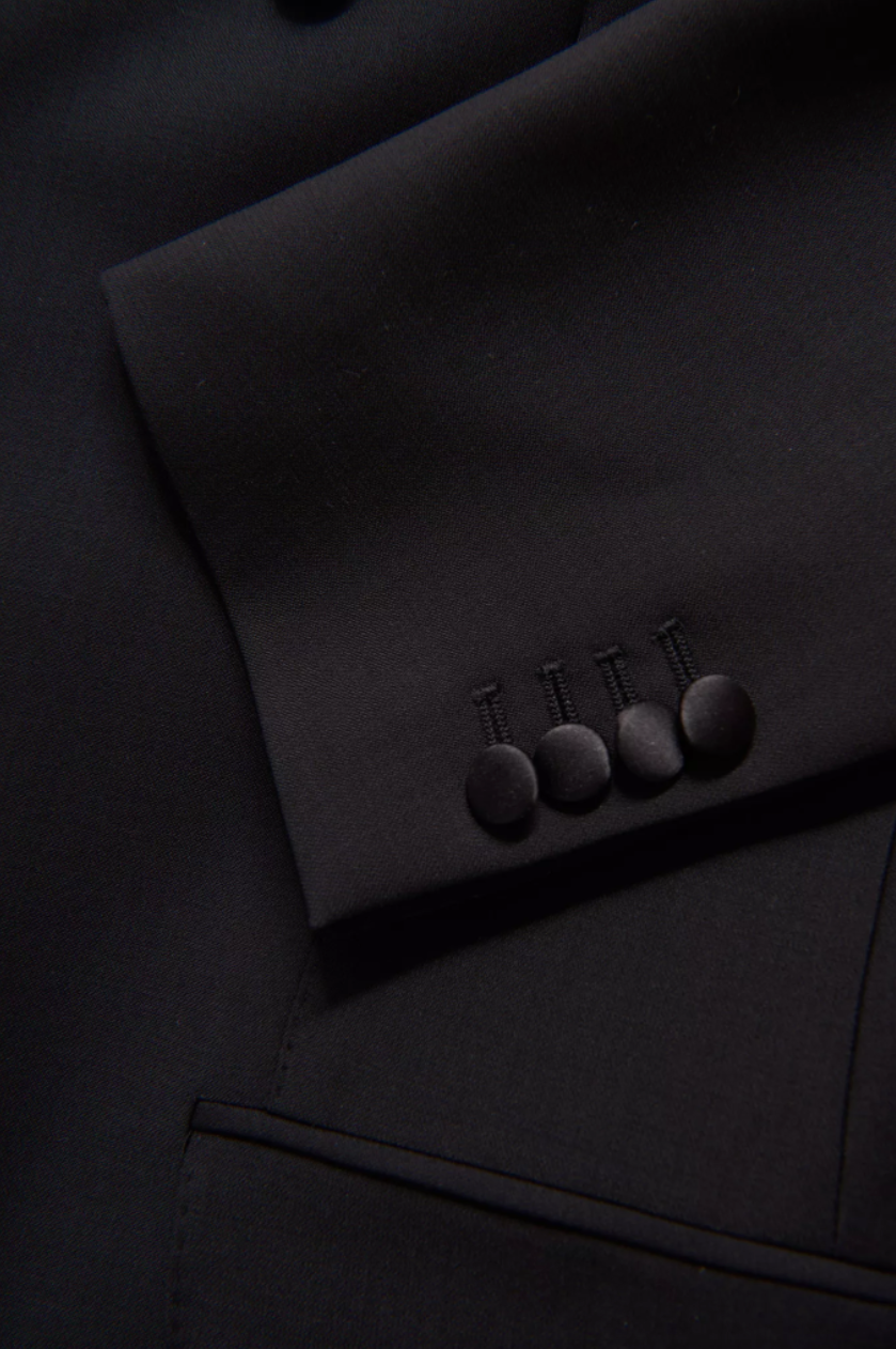 Farris Tuxedo Blazer Black