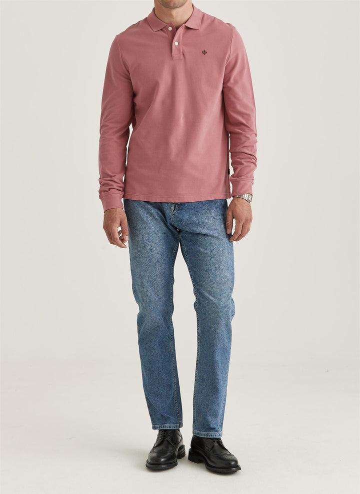 Camden LS Polo Pink