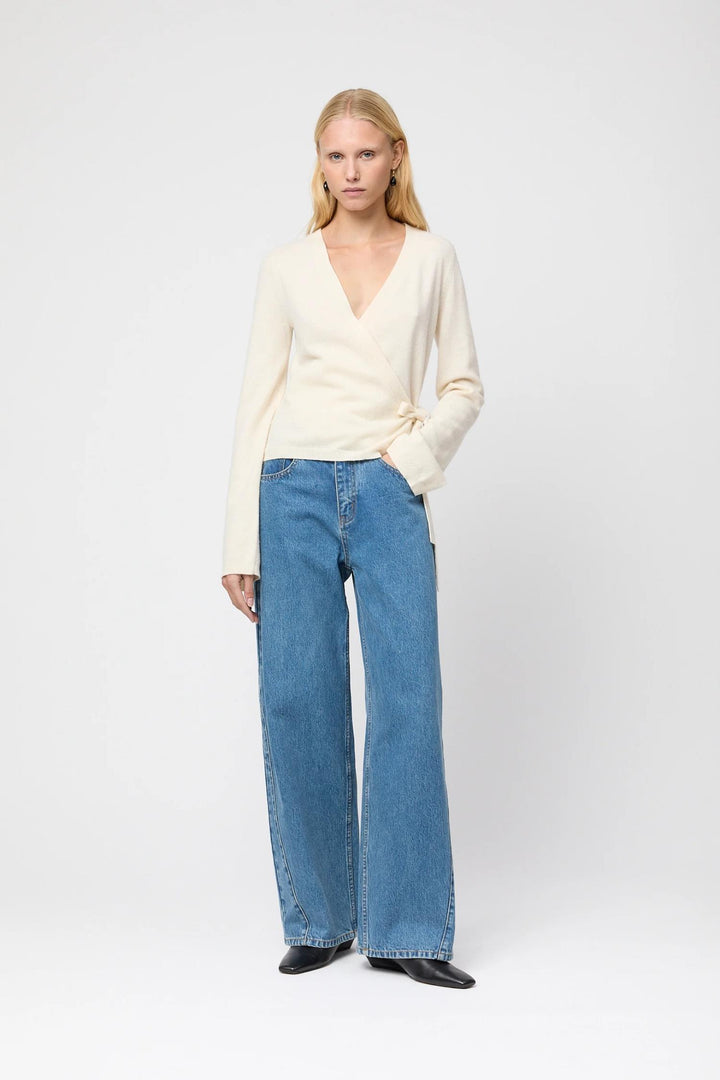 Ballet Wrap Cardigan - Snowflake