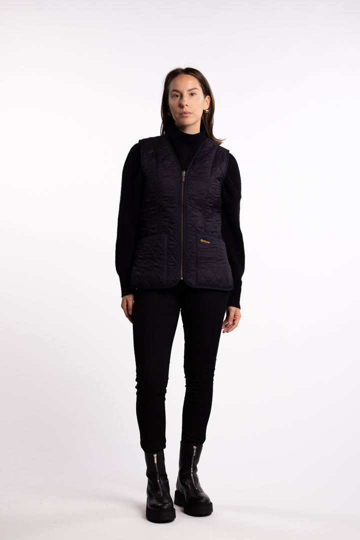 Betty Fleece Vest- Navy