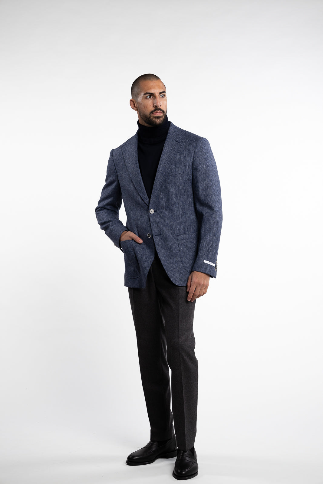 Joshua Tweed Blazer Lt. Blue