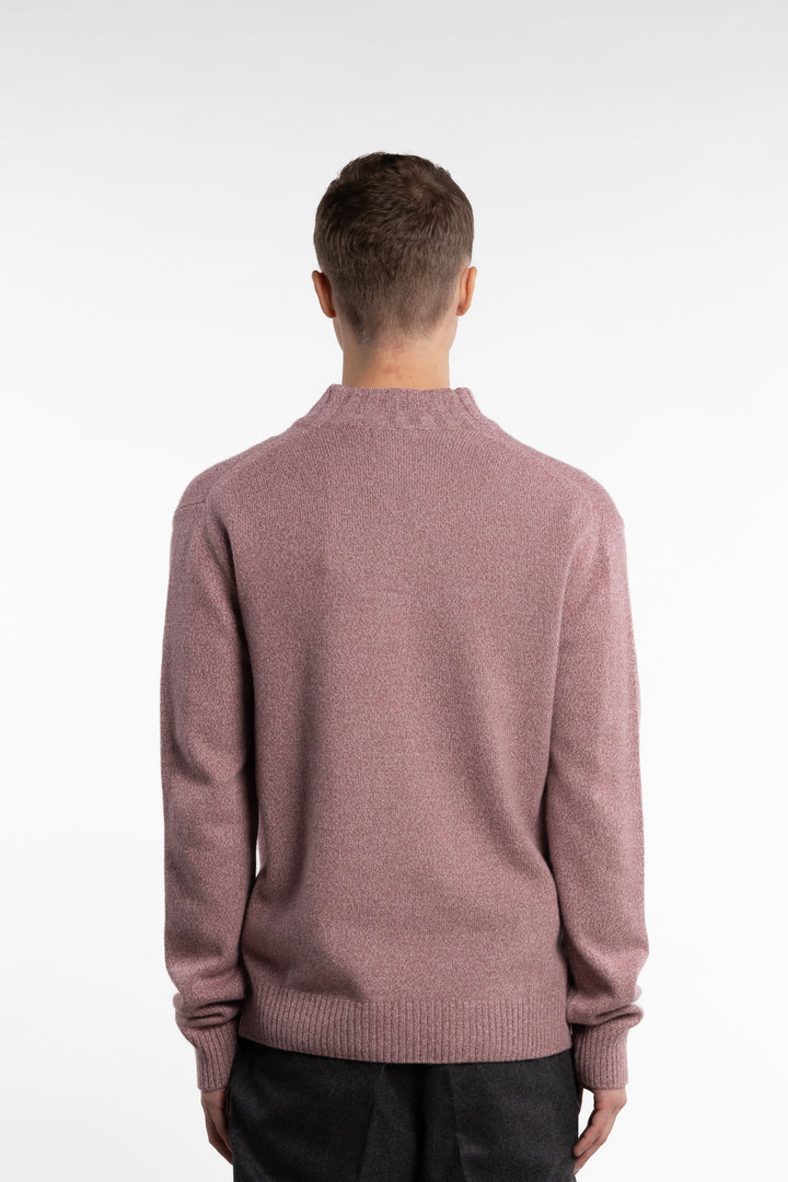 Paul Half-Zip Faded Pink