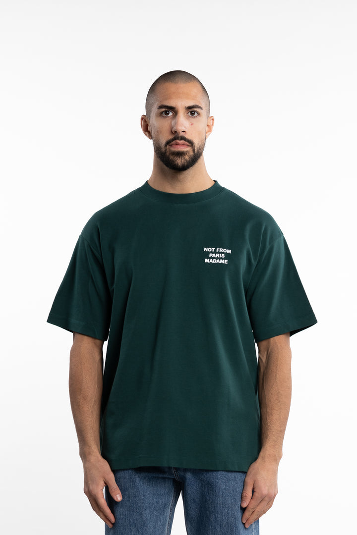 Le T-Shirt Slogan Dark Green