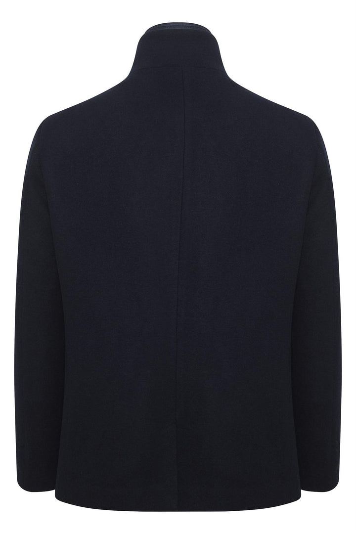 Maharvey Short Wool Coat Dark Navy