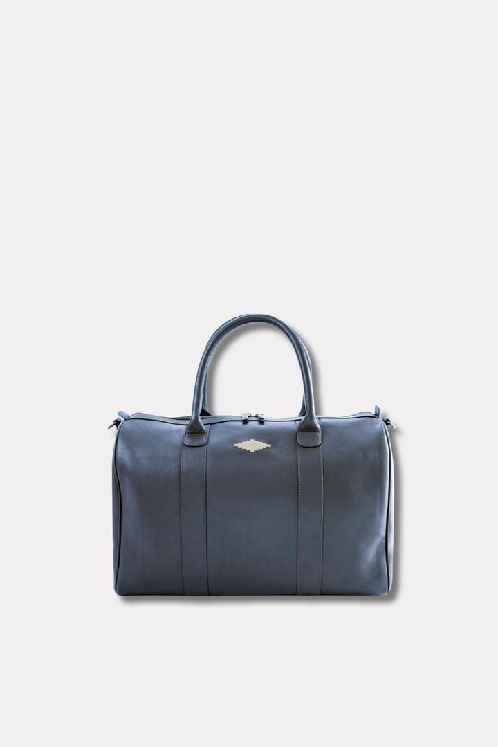 Varon Small Travel Bag Navy Leather