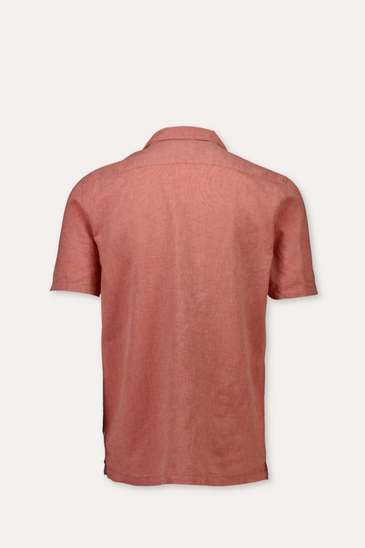 Casual Linen Blend Resort S/S Soft Coral