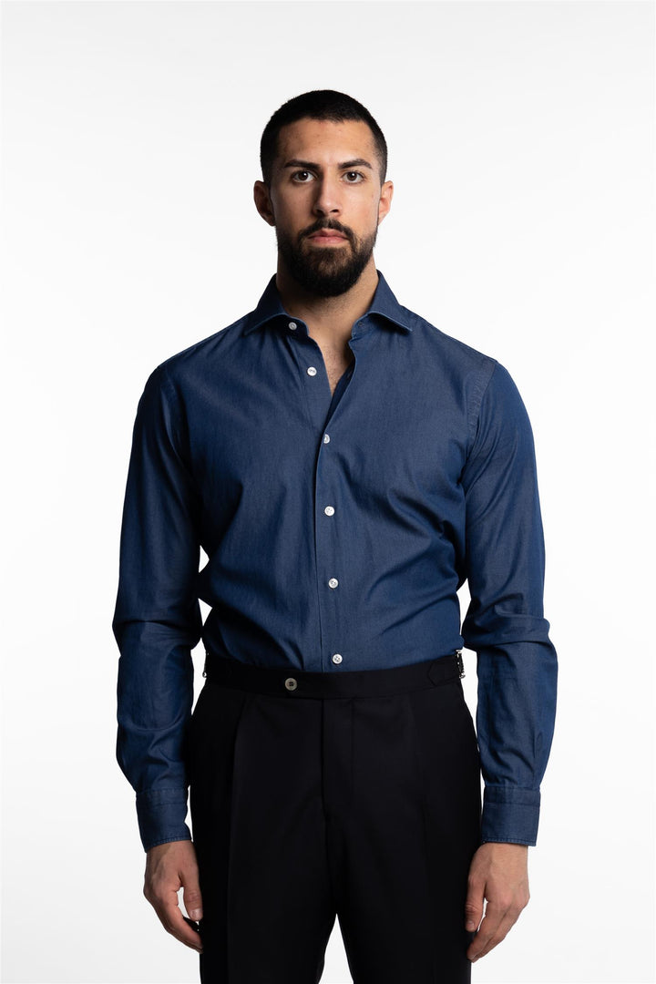 Culto Chambray Shirt Scuro