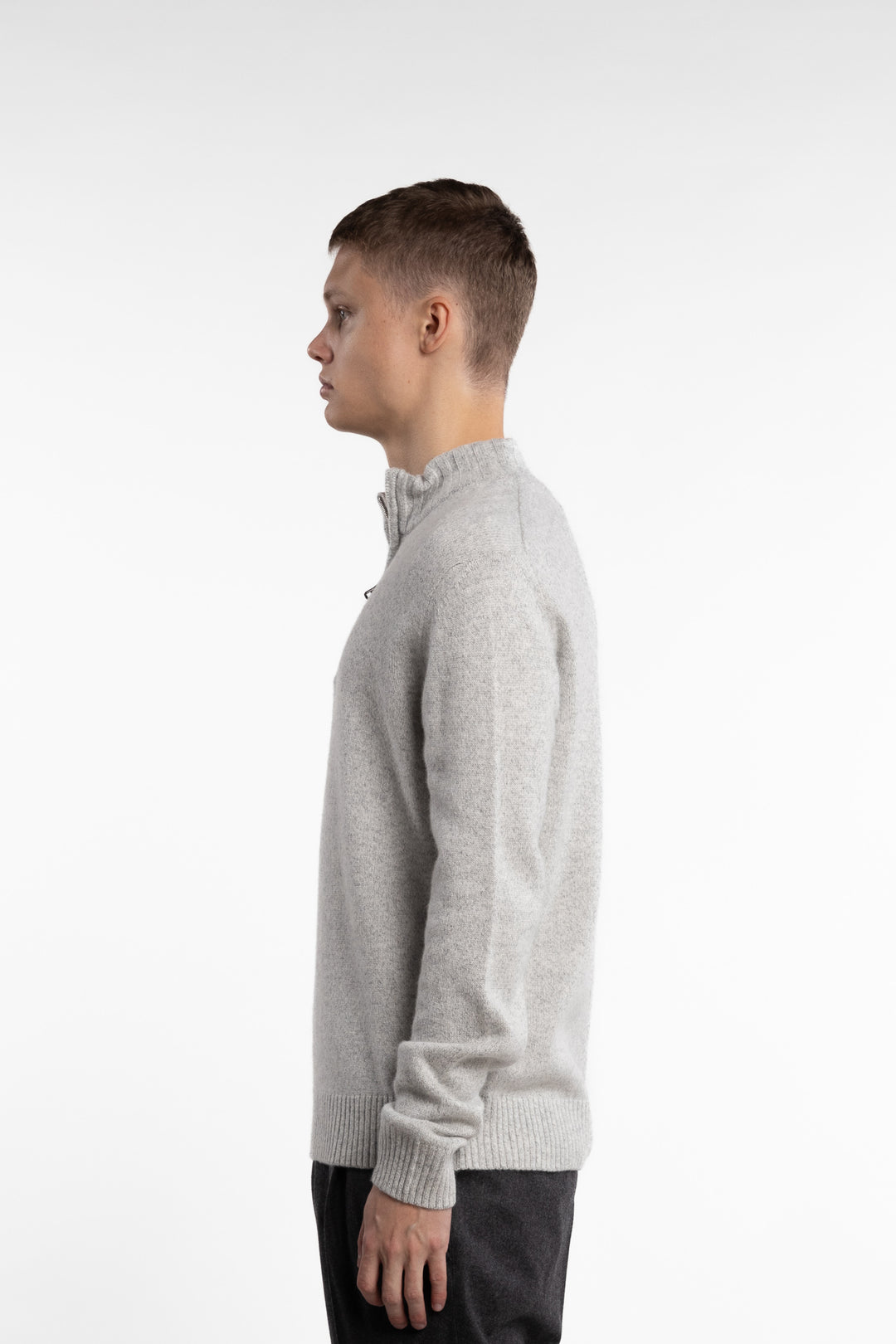 Paul Half-Zip Lunar Grey