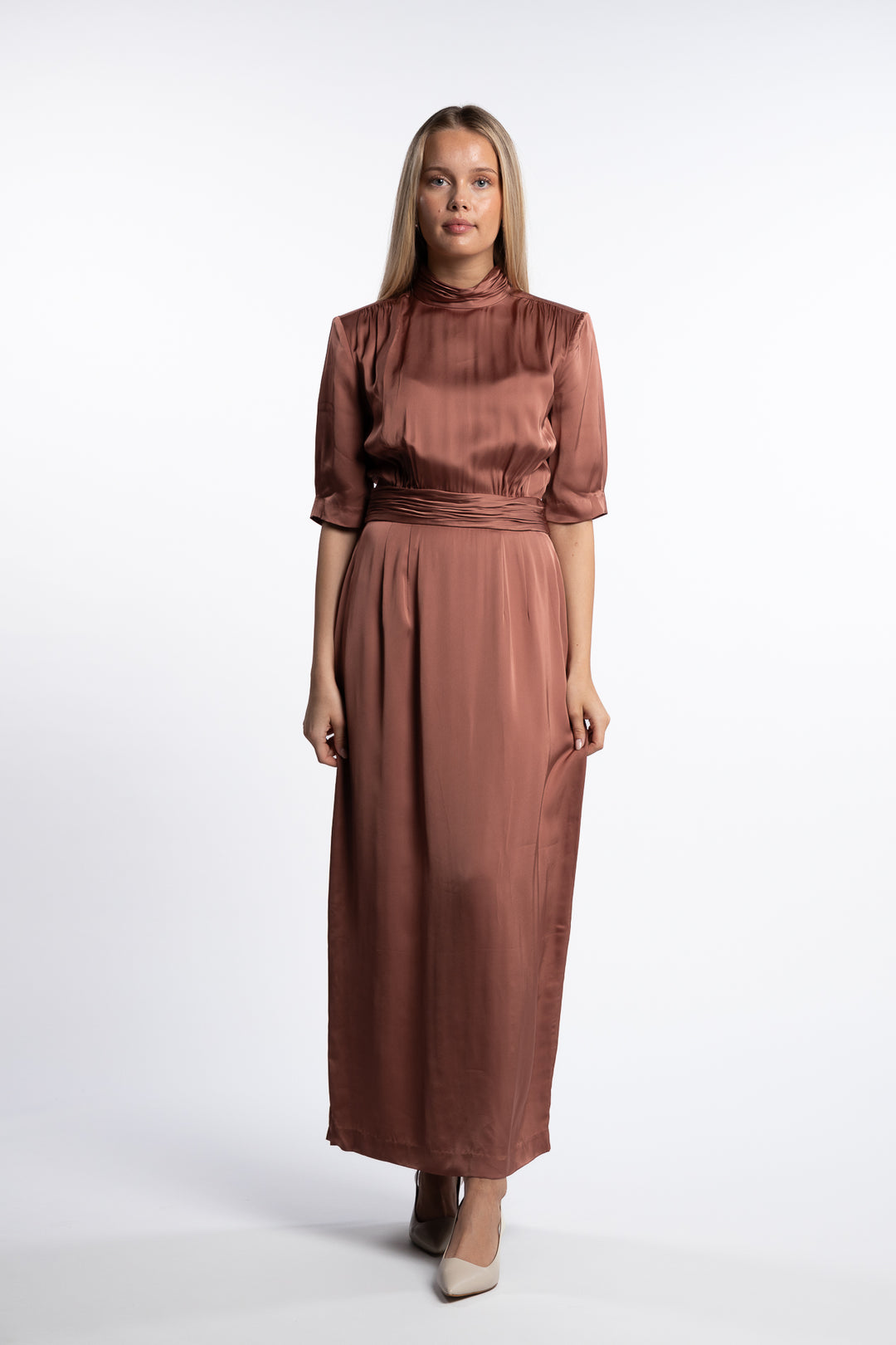 Beronia Dress- Terracotta