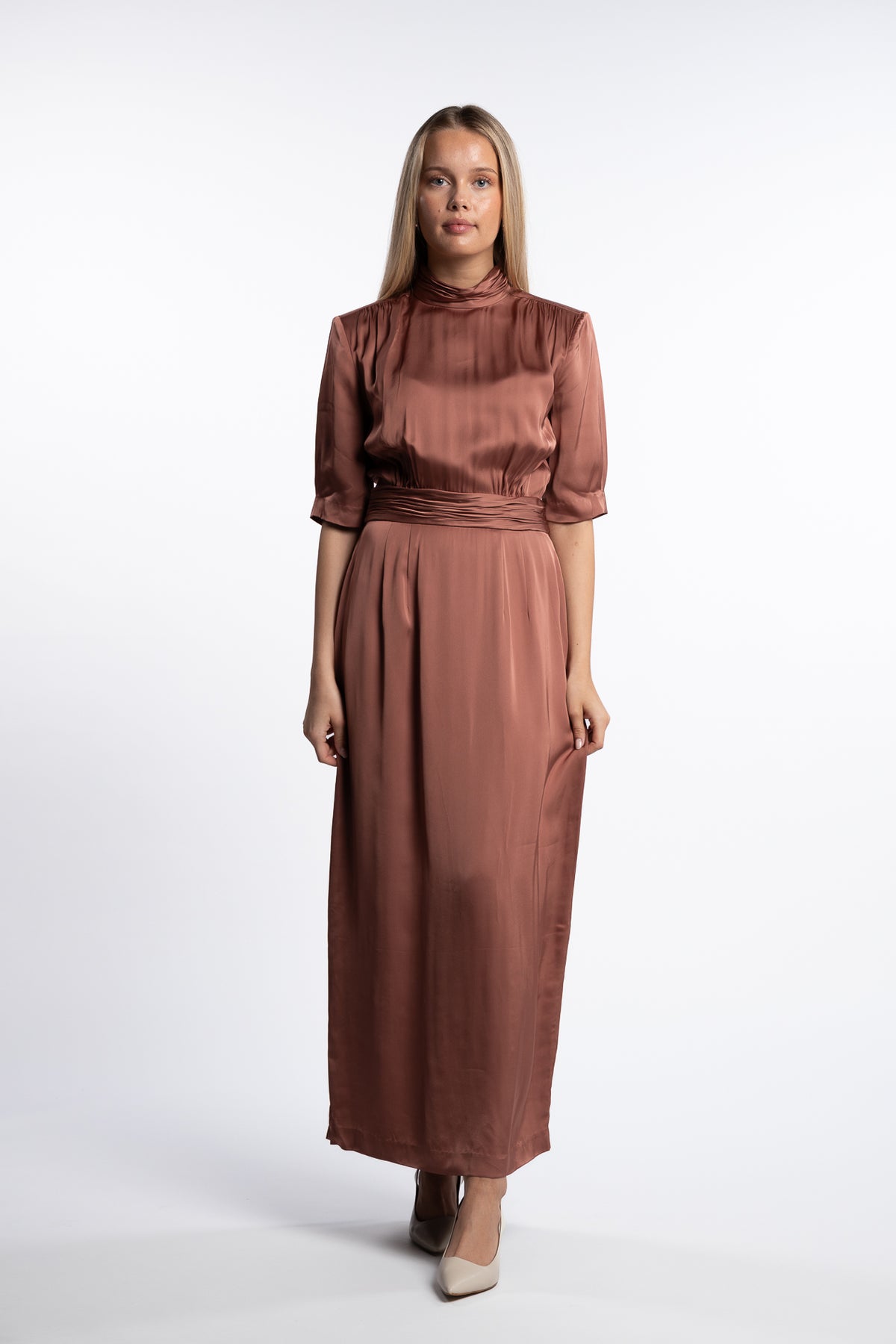 Beronia Dress- Terracotta