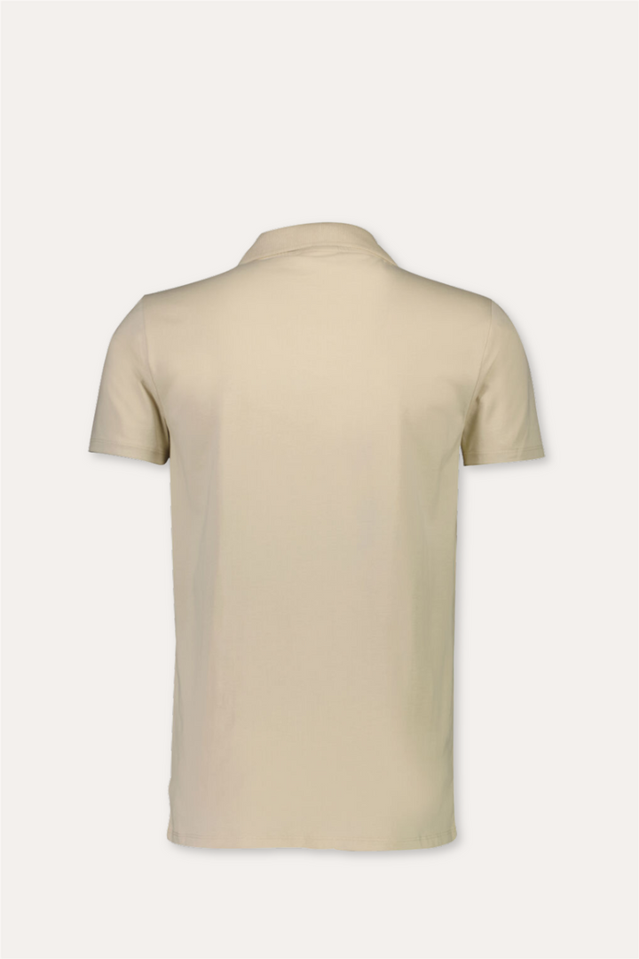 Stretch Polo Shirt S/S Stone