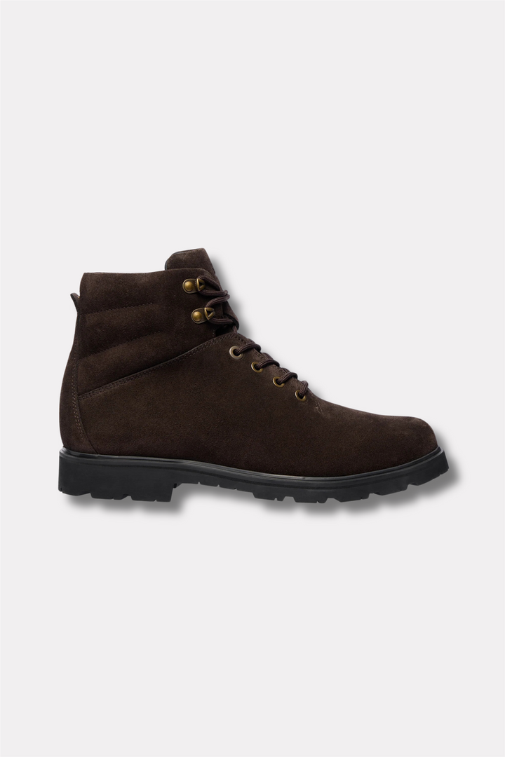 Black Storm Boot Dark Brown Suede