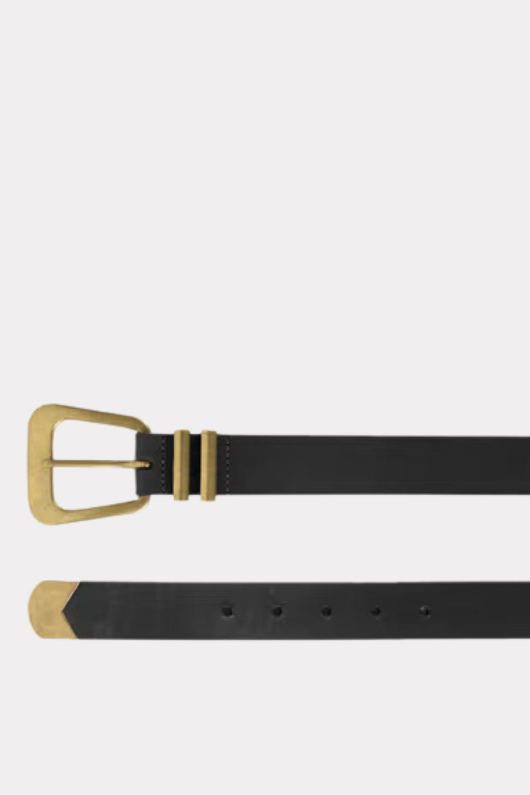 Bennett Belt- Black Gold