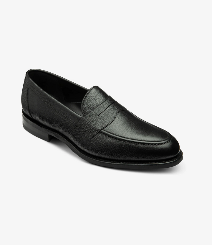 Imperial Penny Loafer Black Grain