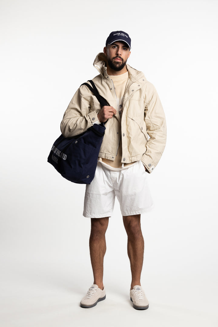 Marina Bermuda Comfort Shorts White