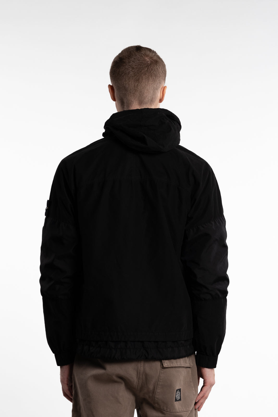 David Light-Tc Hooded Blouson With Anti-Drop Black