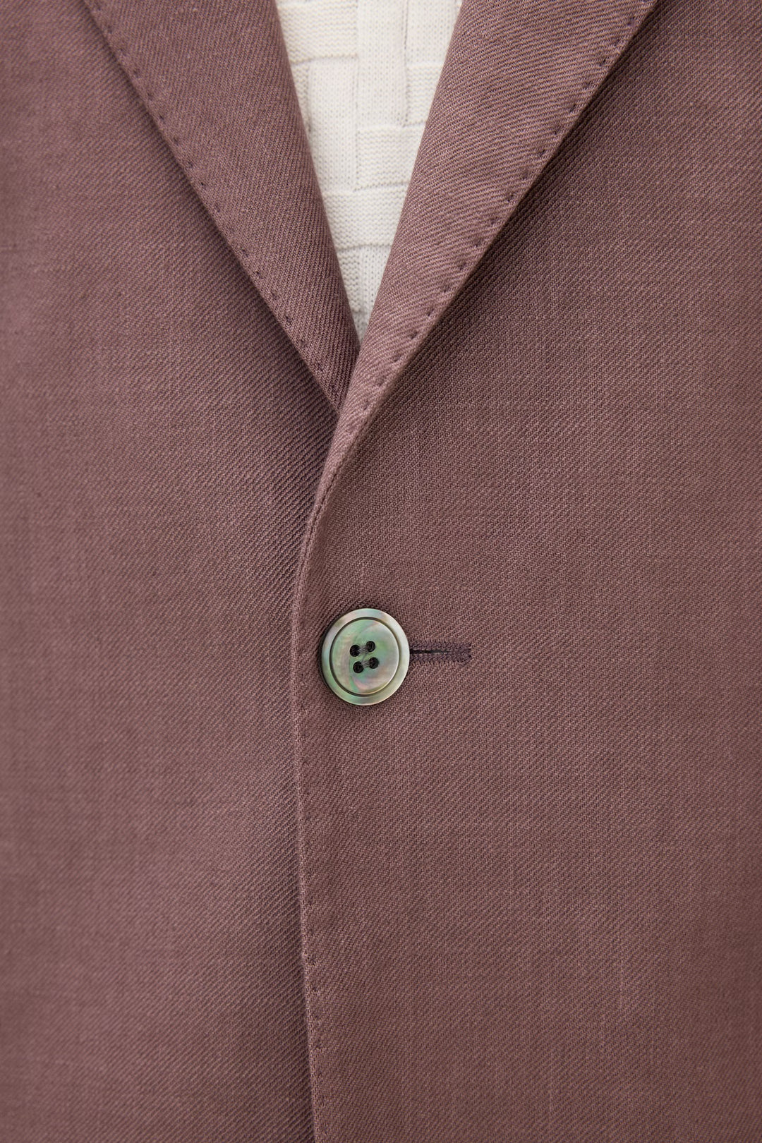 Ferry Patch Soft Linen Blazer Purple