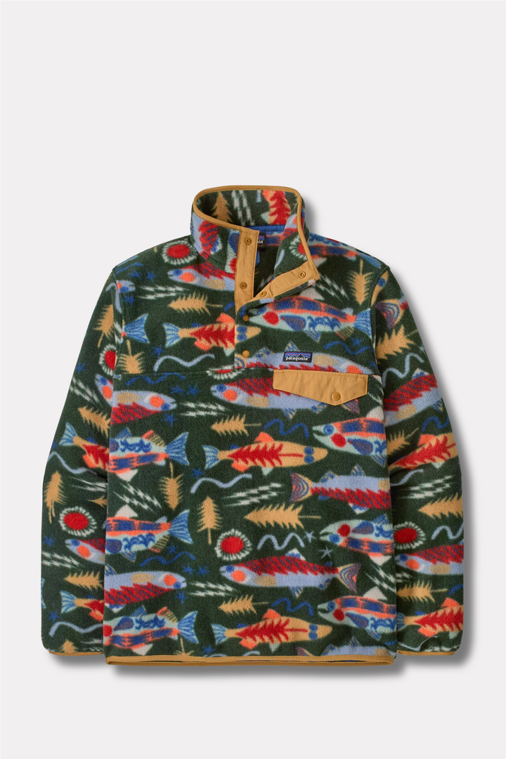 M Lightweight Synchilla® Snap-T® Fleece Pullover Old Growth Green