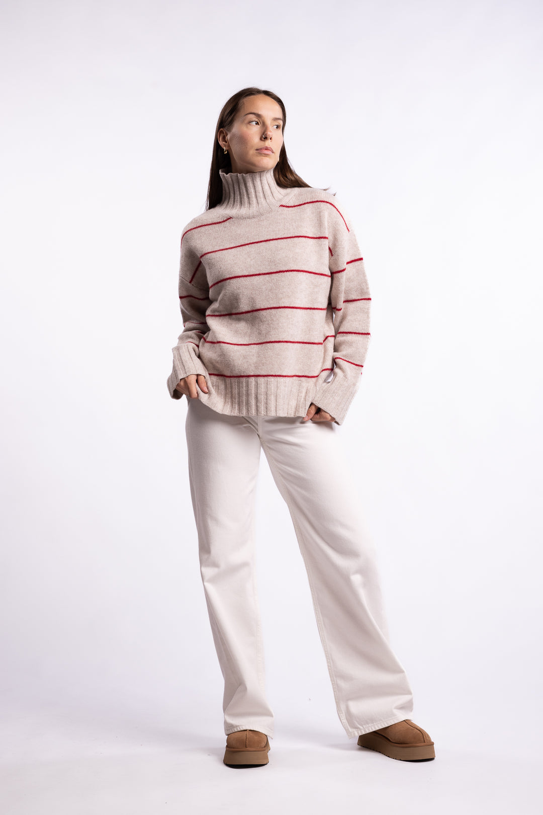 Patsy Knit - Red Stripe