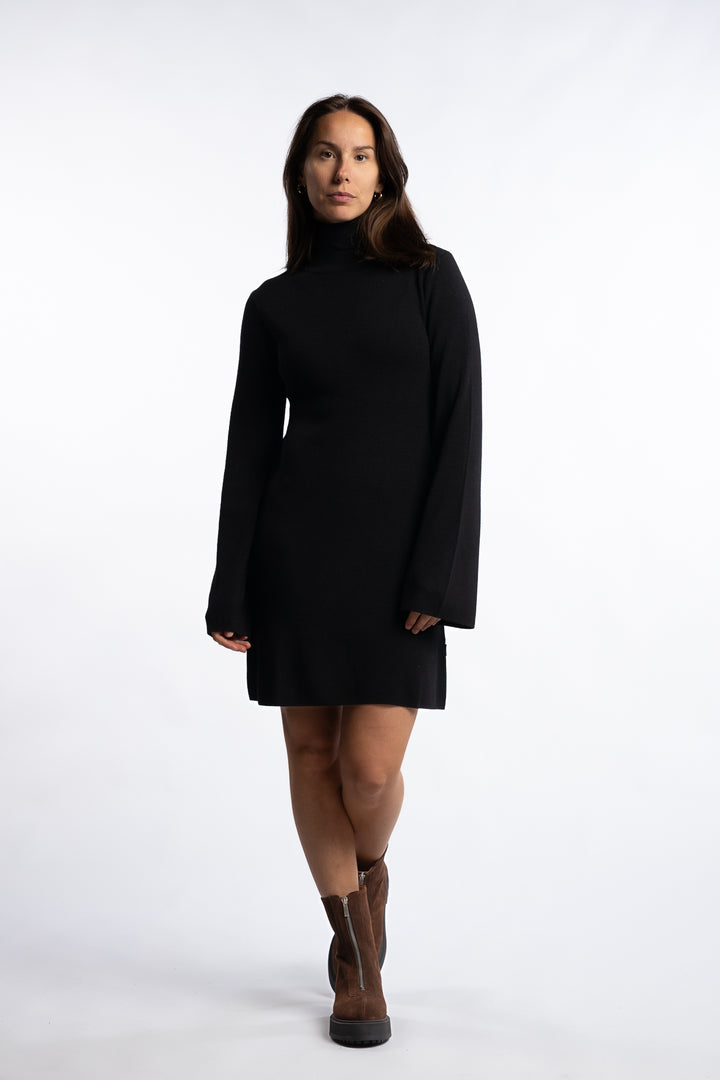 Melina Merino Dress- Black
