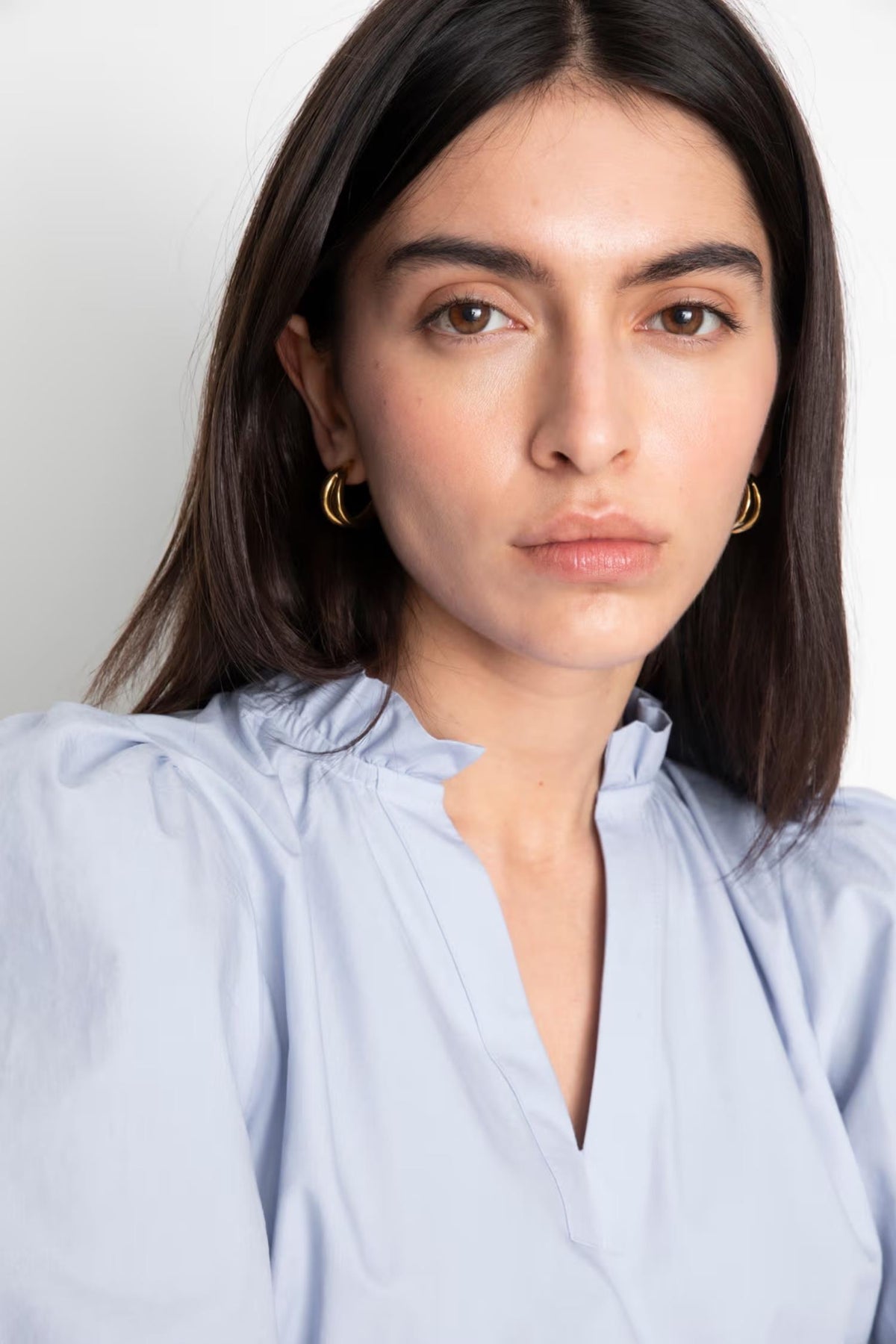 Infinity Blouse- Light blue