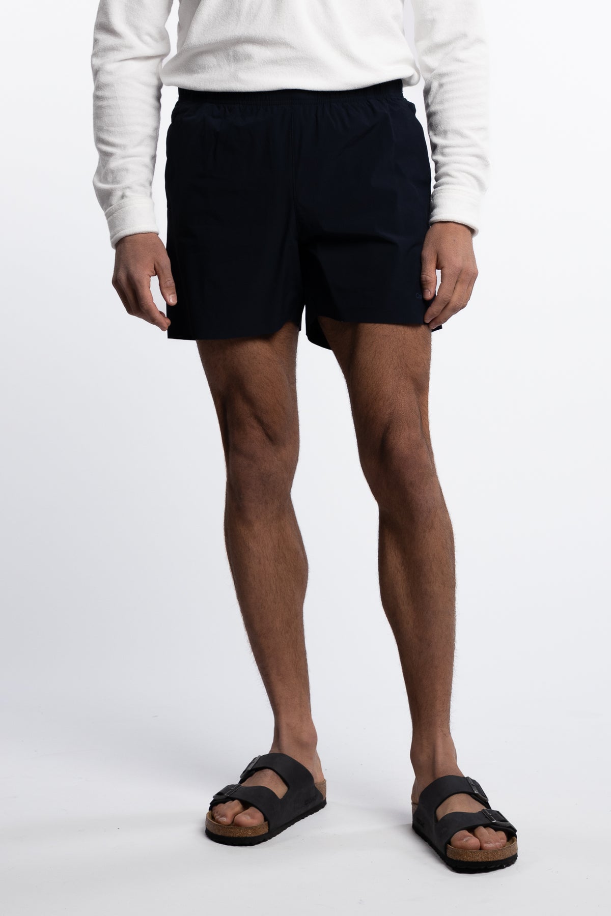 Medium Drawstring Swim Shorts Dark Sapphire