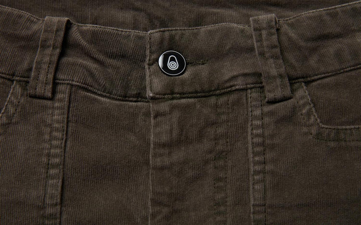 Grinder Corduroy Shorts Mud Green