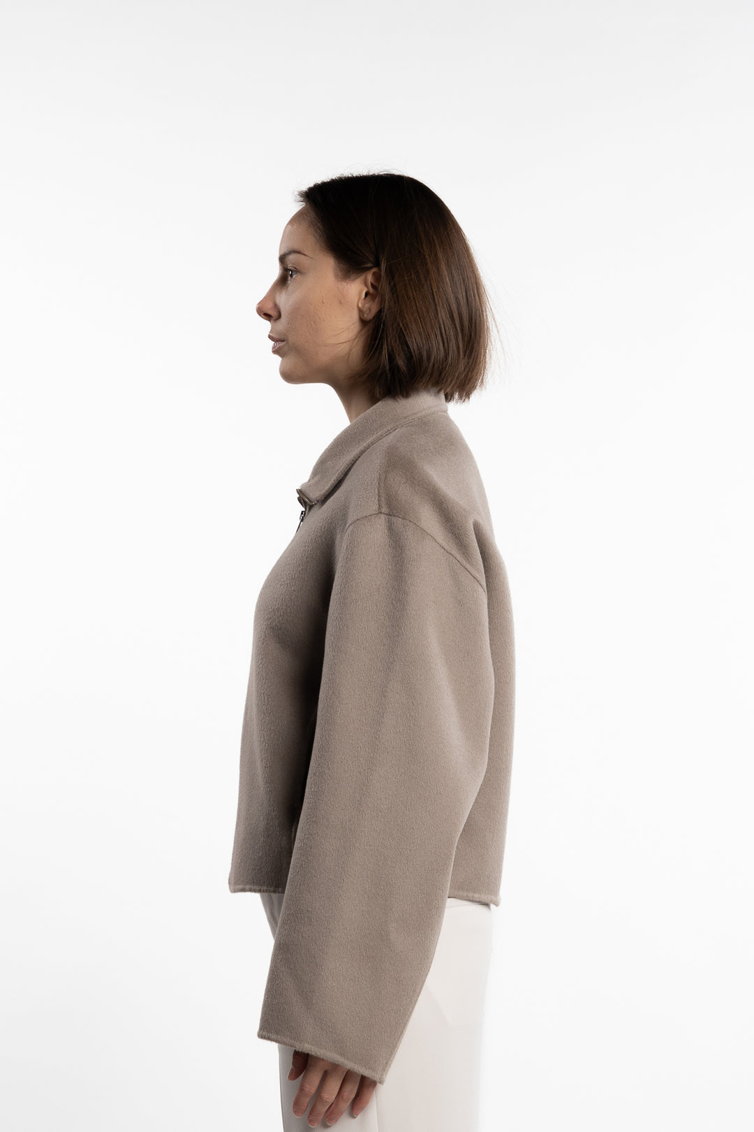 Dafina Jacket- Moss Grey