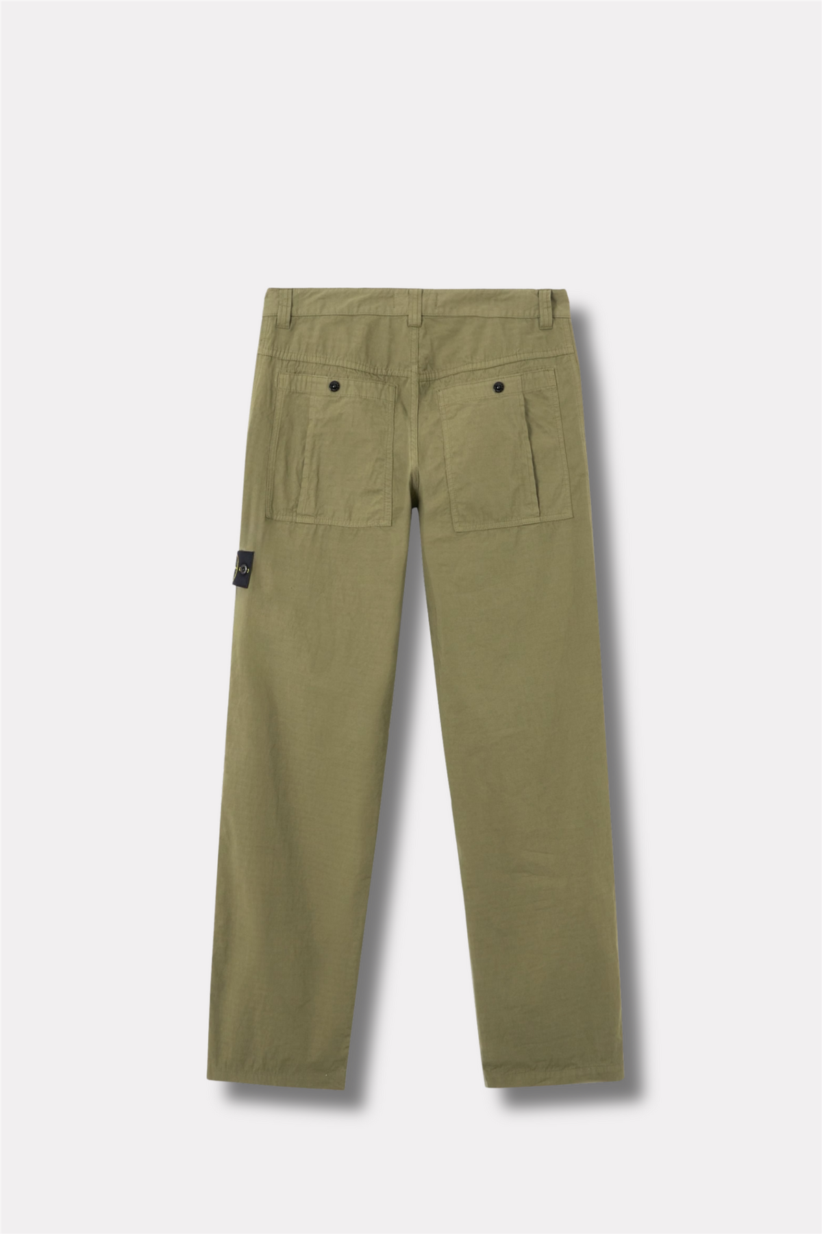 3100008 Relaxed-fit Chino Trousers With Pockets Military Green