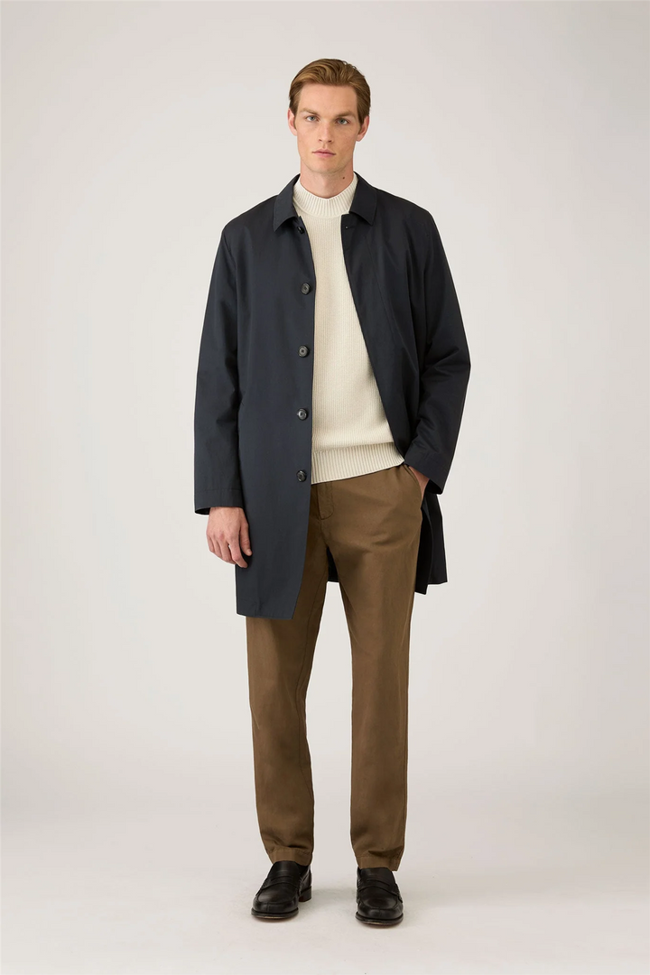 Cotton Crew Neck Jumper Ecru