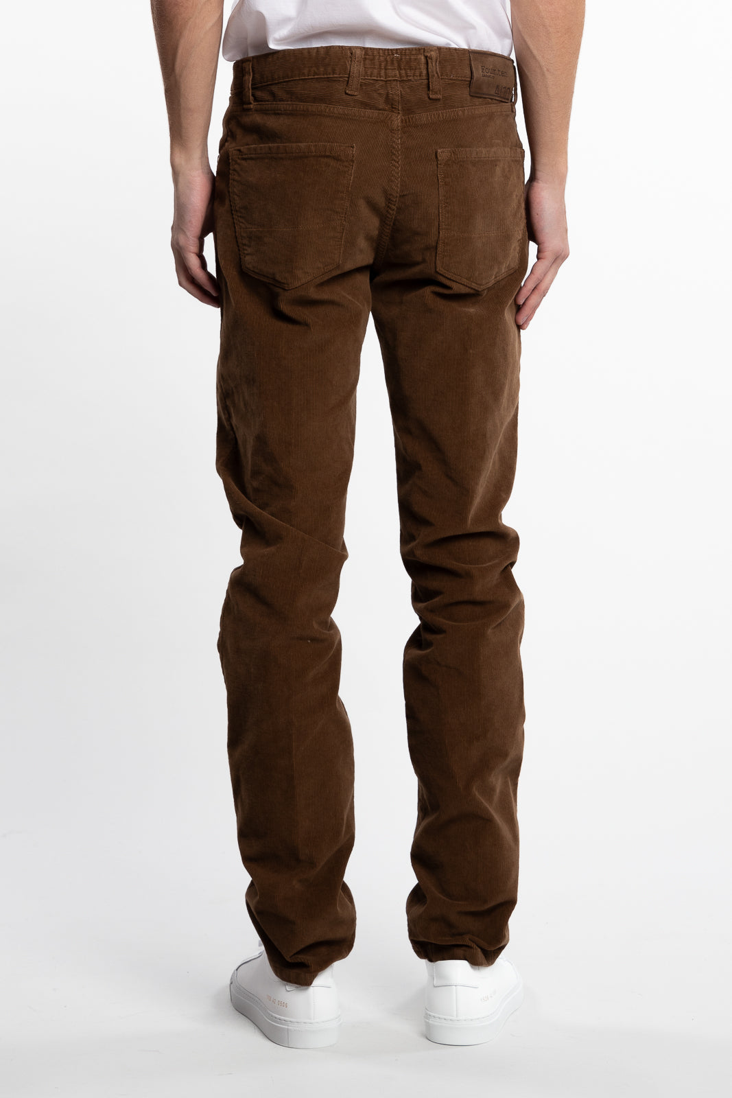 Cotton Corduroy 5-Pocket Pants Mustard Yellow