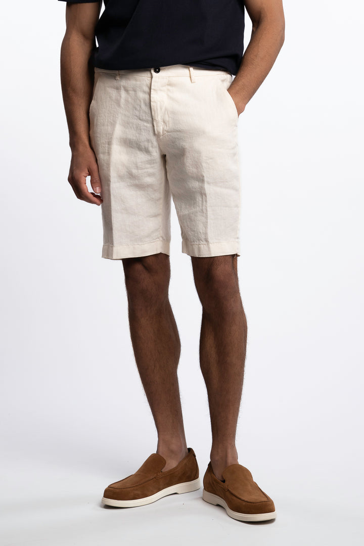 Linen Shorts Ecru