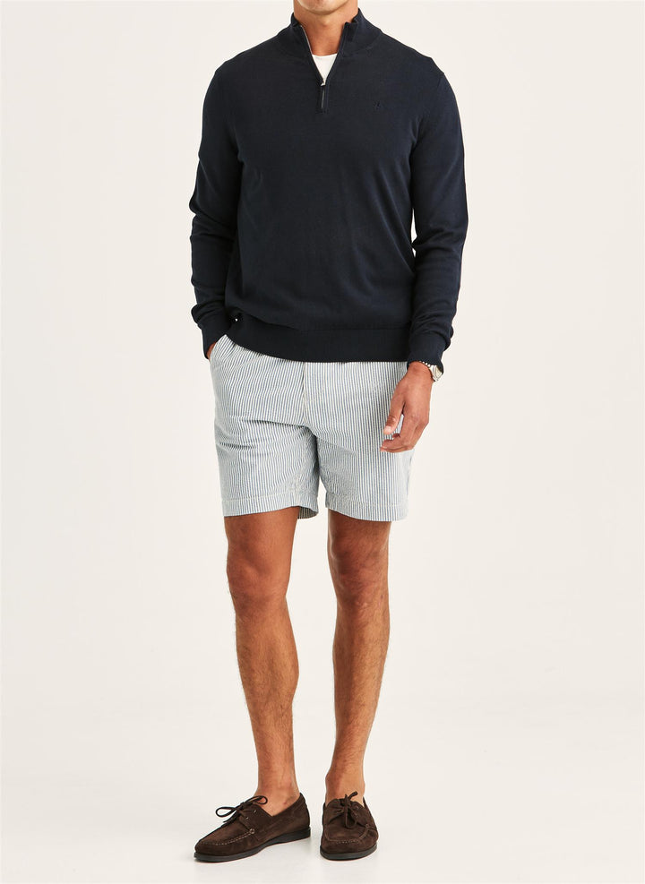 Riley Half Zip Old Blue