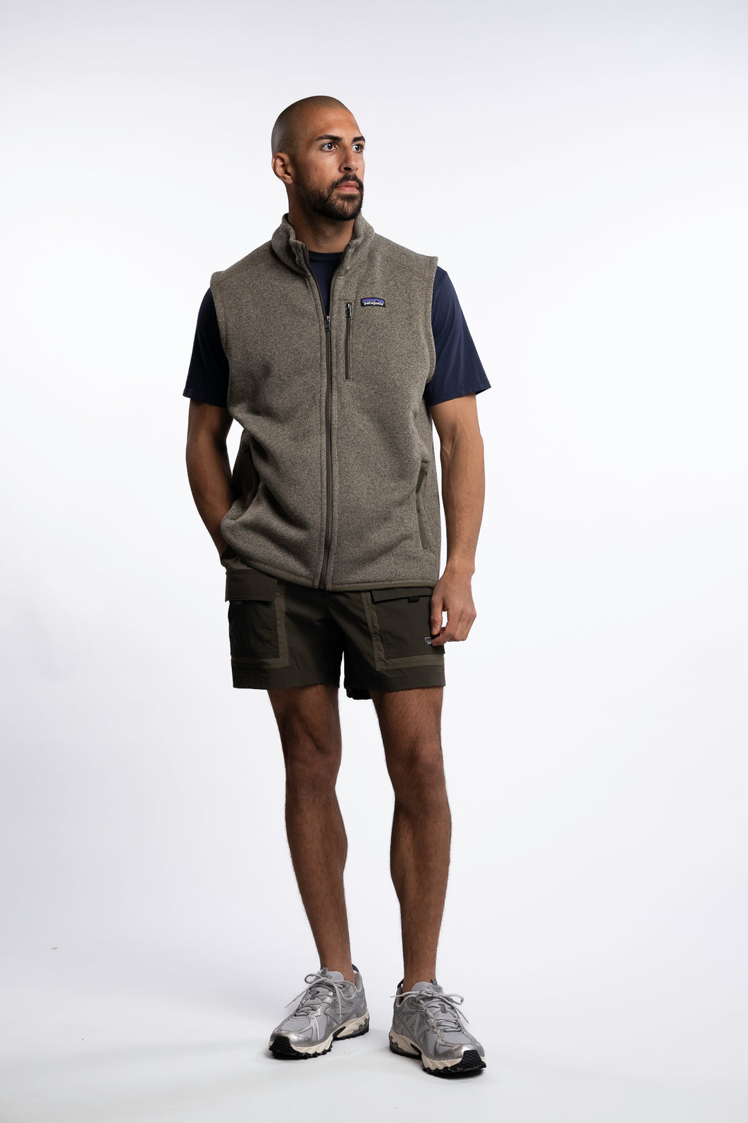 M Better Sweater Vest River Rock Green