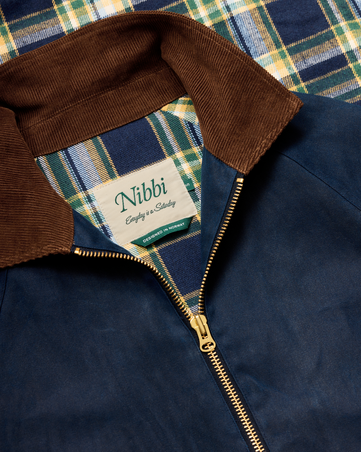 Everyday Jacket Navy - detalj krage