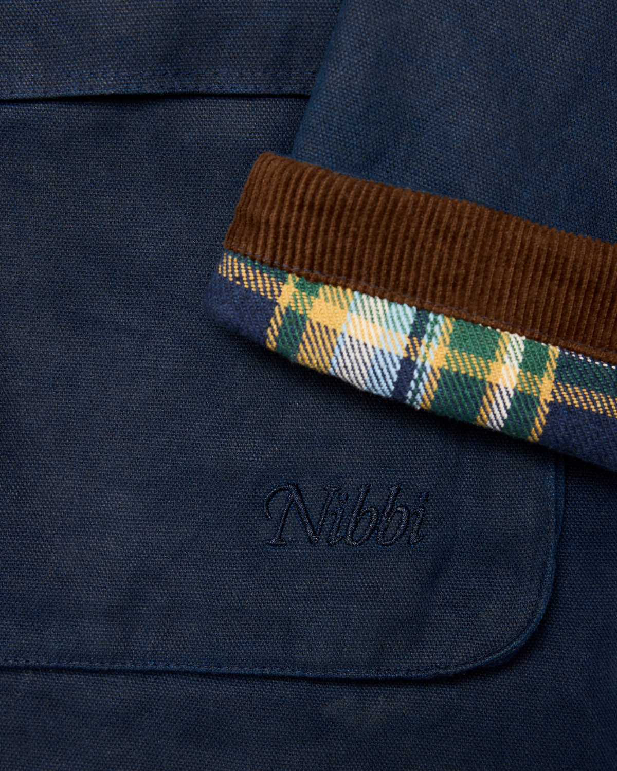 Everyday Jacket Navy - detalj lomme