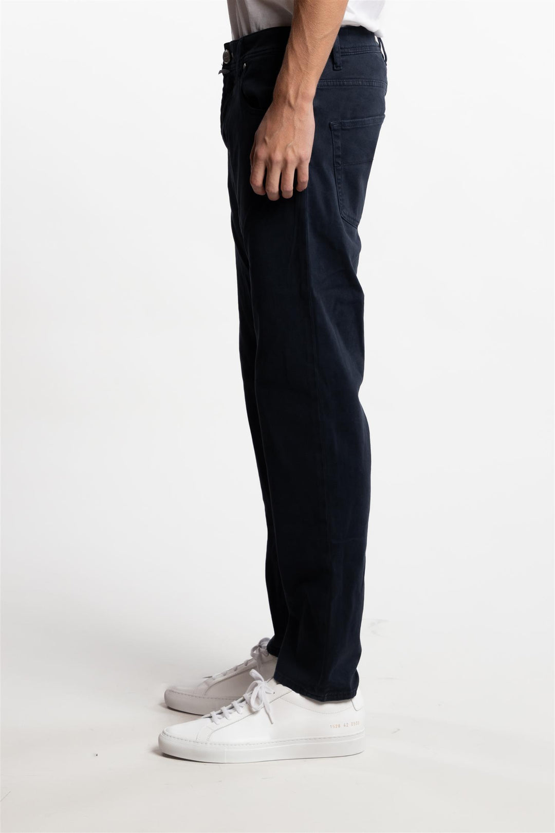 Brando Cotton/Stretch Trouser Dark Blue