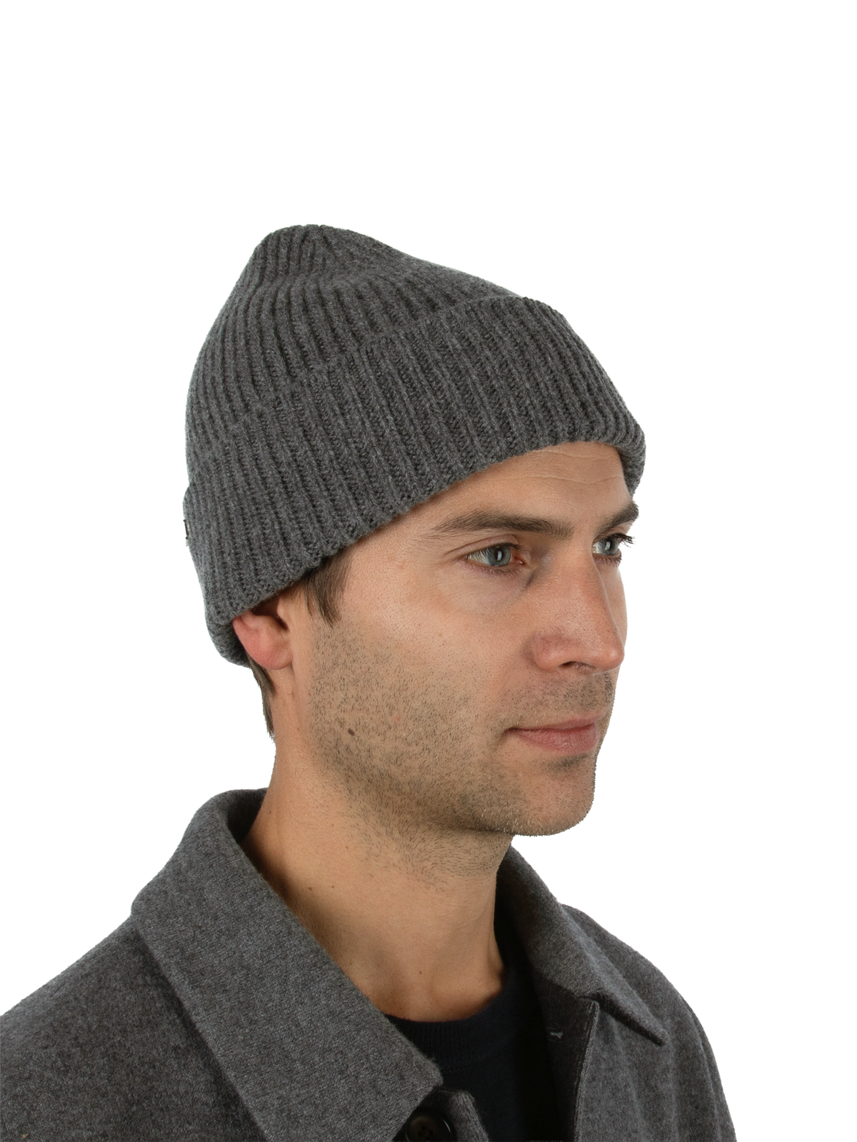 Oslo Beanie | Cashmere Wool Rime Grey