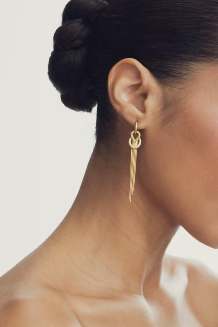 The Fringe Earrings - Gold